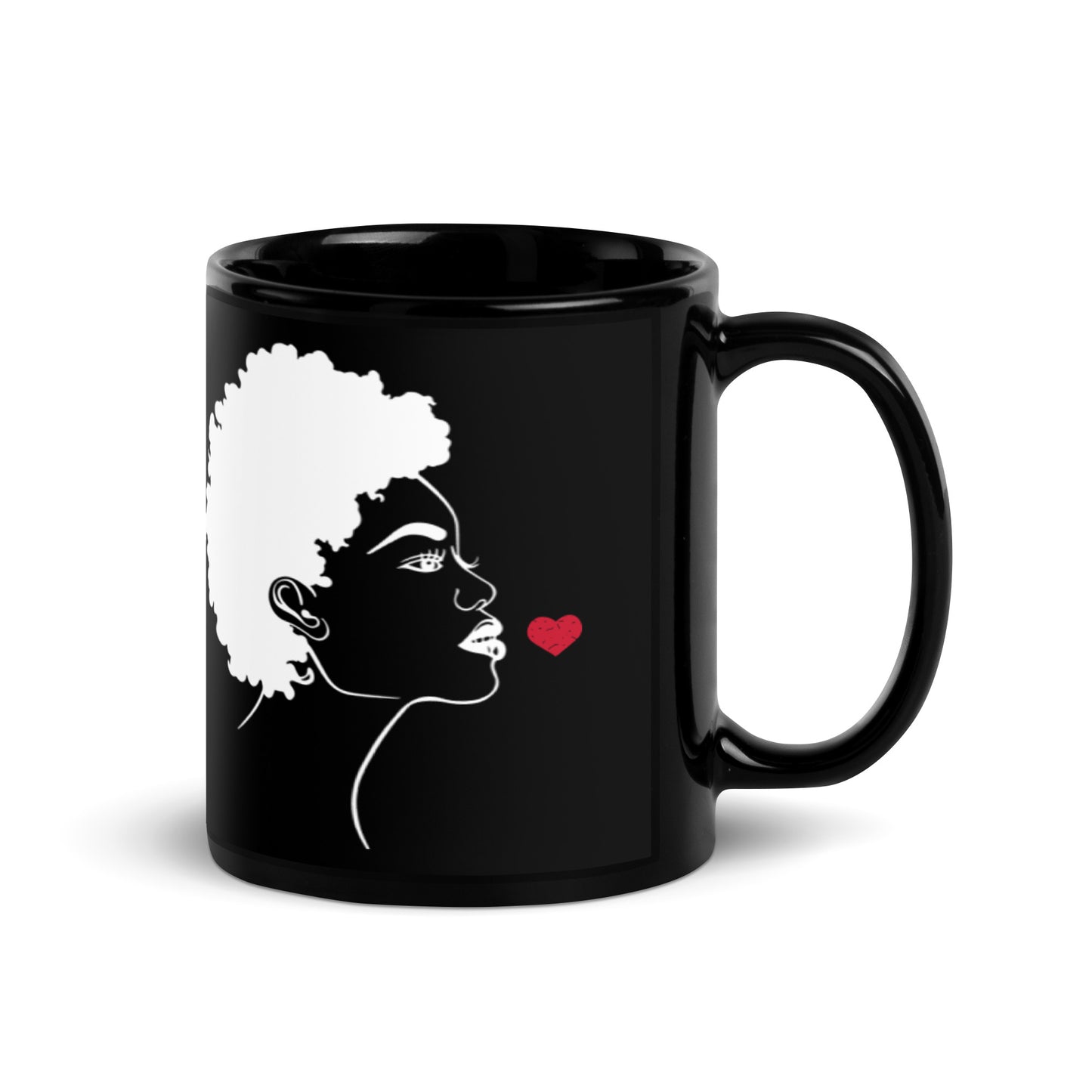 Black Glossy Mug